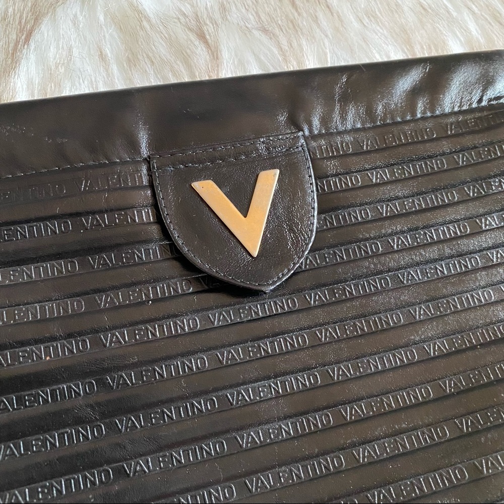 Mario Valentino Leather Clutch - Picture 3 of 11
